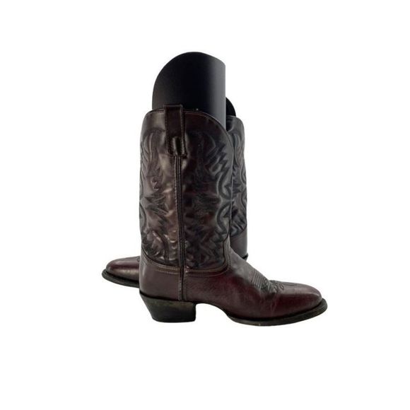 Laredo 68458 Birchwood Lizard Round Toe Western Cowboy Boots Men’s Sz 10.5D - Picture 2 of 7
